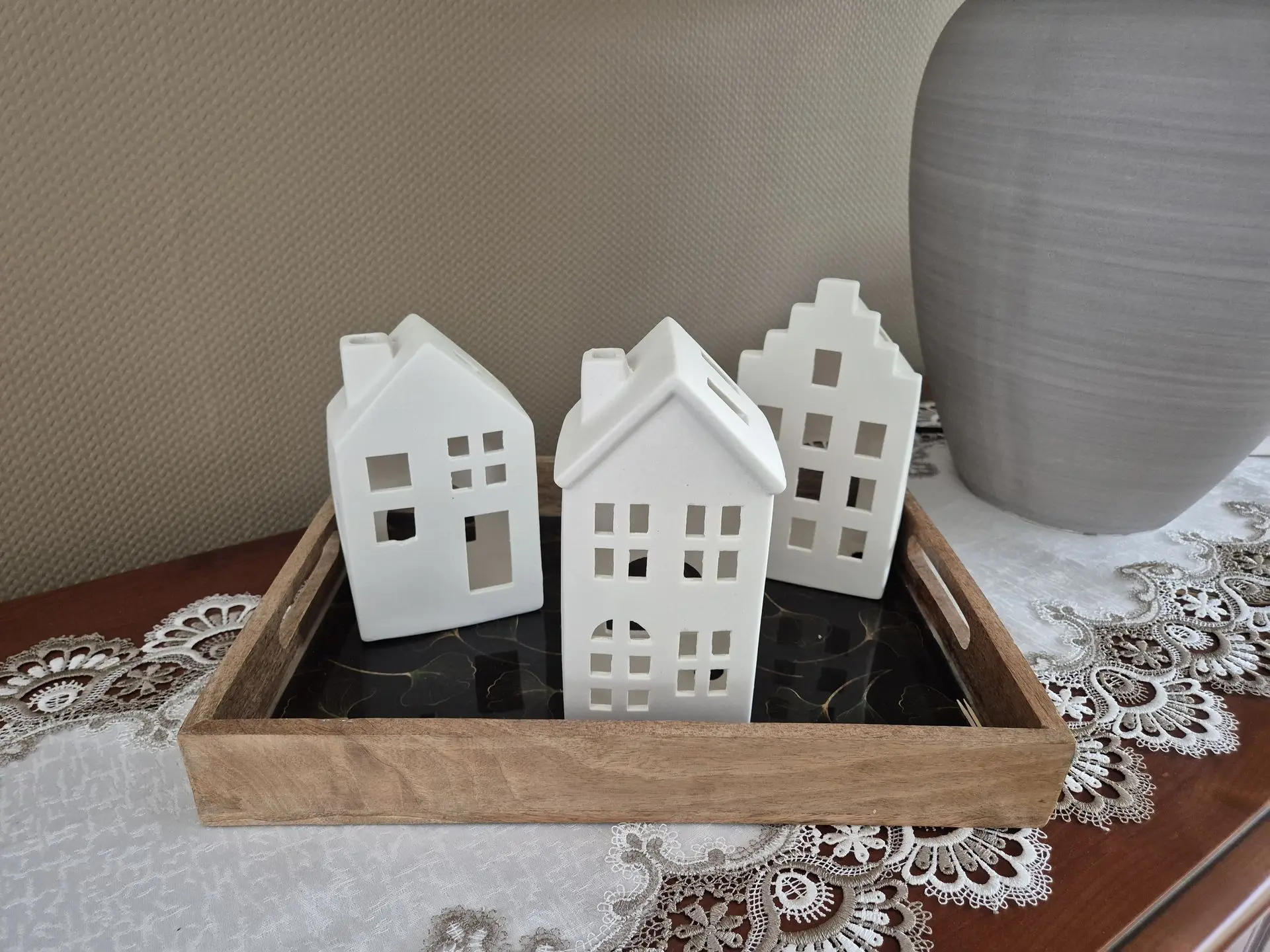 Maison bougeoir - chauffe plat